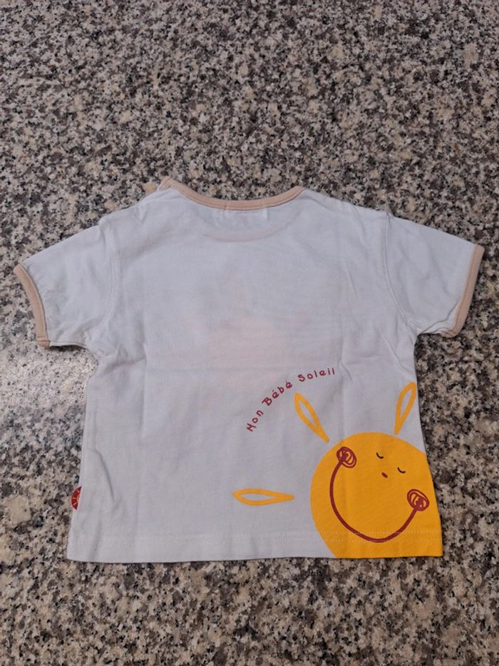 La compagnie des petits - Tee-shirt soleil (12 mois) - photo numéro 3
