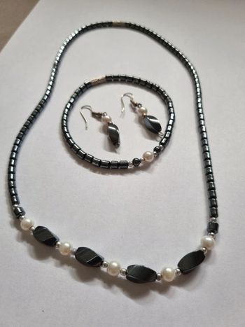 Parure bijoux fantaisie vintage