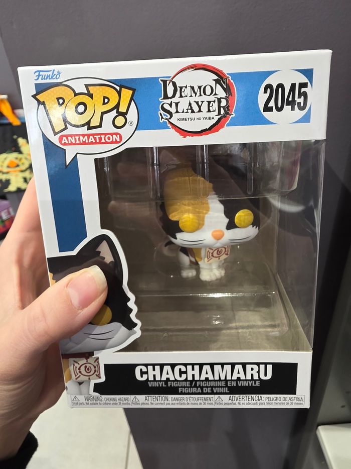 Figurine pop chachamaru demon slayer