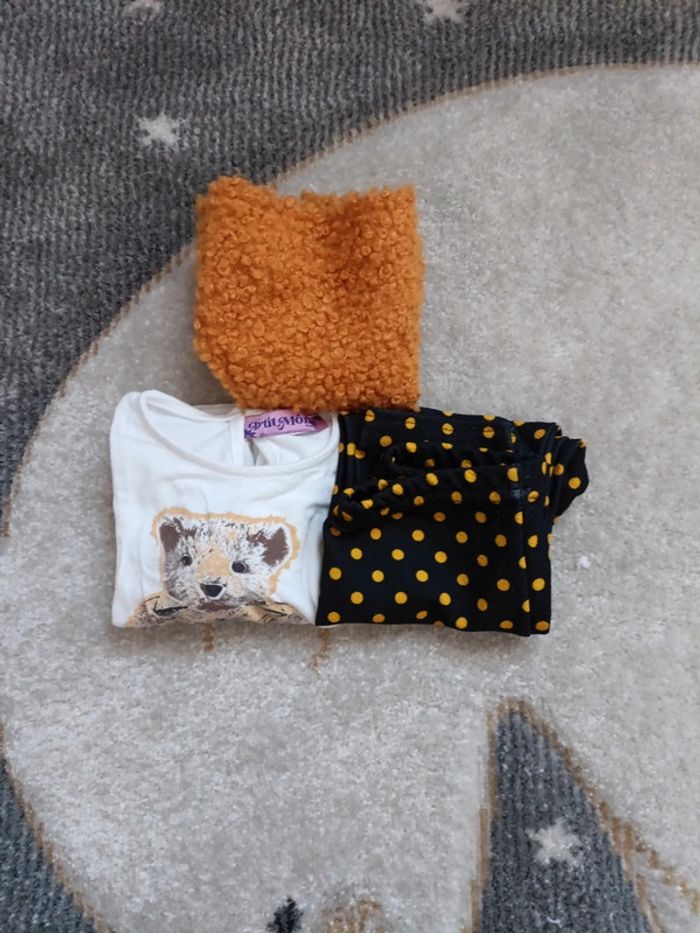 Ensemble 3 pièces P'tit Mome 18 mois neuf - photo numéro 13