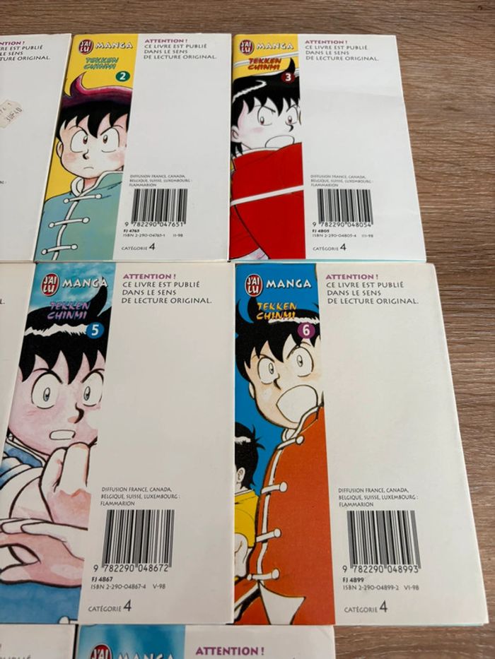 Lot de 8 manga tekken chinmi - photo numéro 8