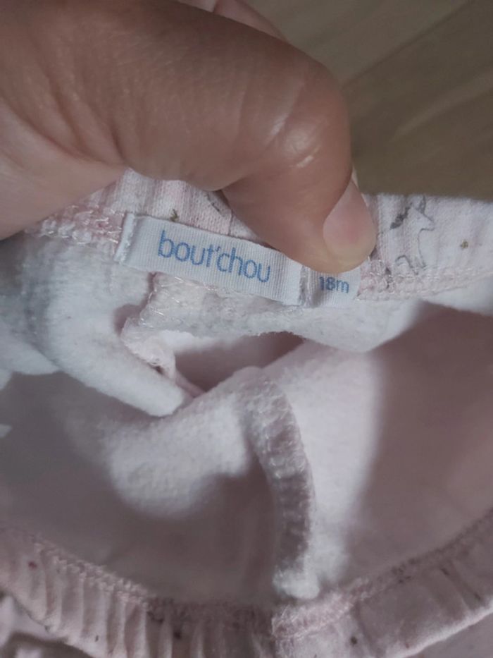 Pyjama 2 pièces coton fille Bout'chou 18 mois (78) - photo numéro 6