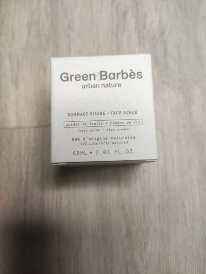 Green Barbès Gommage visage