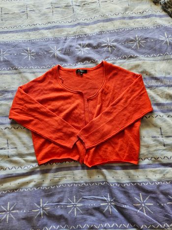 Cardigan court orange tex