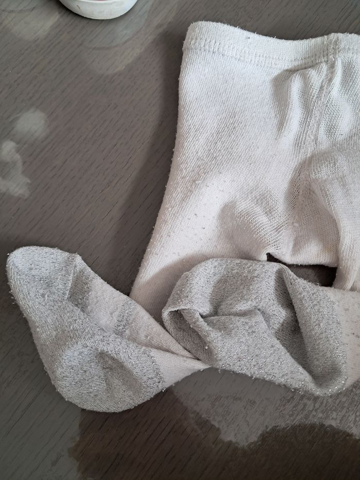 Collants argentés 0/3 mois - photo numéro 2