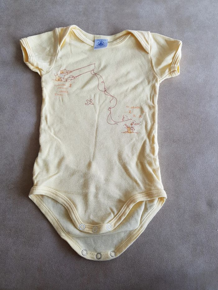 body manches courtes petit bateau tbe 6 mois
