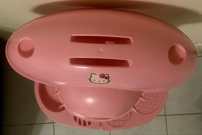 Cuisine/dinette »Hello Kitty »rose pâle et blanche - photo numéro 7