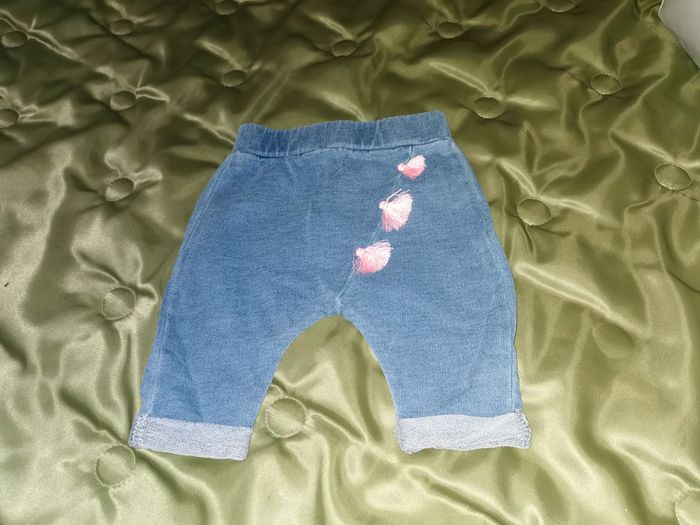 Pantalon effet jeans fille