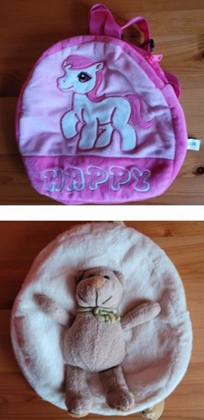 Lot de 2 beaux petits sacs à dos