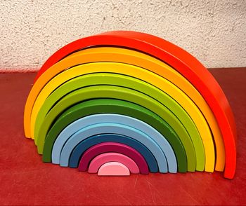 Jouet Arc en ciel bois