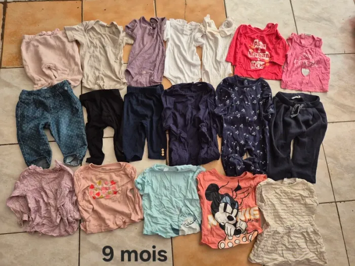 Vends vêtements bébé fille 9 mois (voir tarif) - photo numéro 4