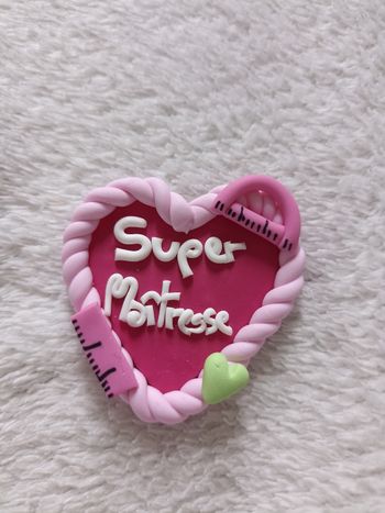 Magnet coeur super maîtresse