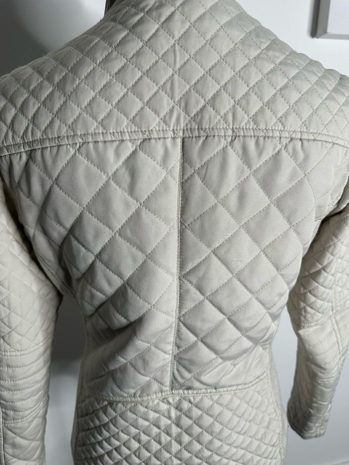 Veste matelassée doudoune fine blanc crème T40 L - photo numéro 6