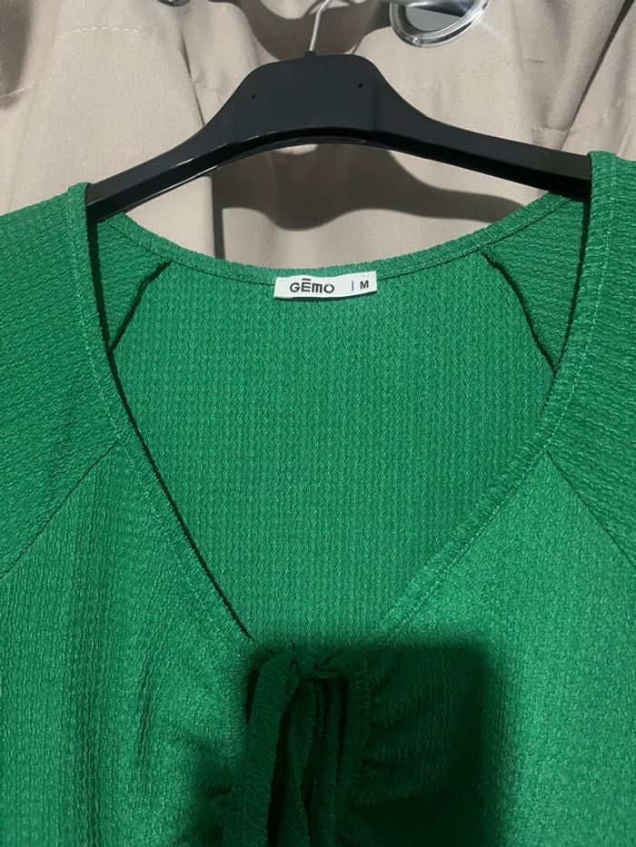 Robe courte verte - photo numéro 4