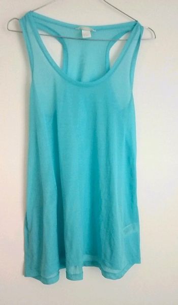 Débardeur bleu turquoise neuf h&m - Dressing trié par tailles