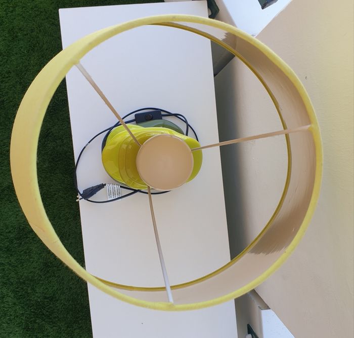 Lampe 7 galets. Vert anis - photo numéro 4