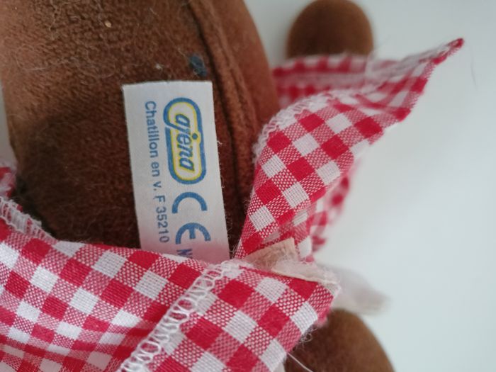 Petit ours brun ajena 25 cm - photo numéro 4