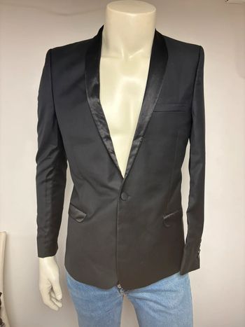 Veste de costume noire en laine The Kooples homme taille 46