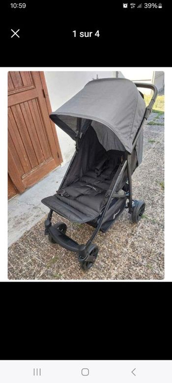 Poussette hauck 3 en 1 + base isofix