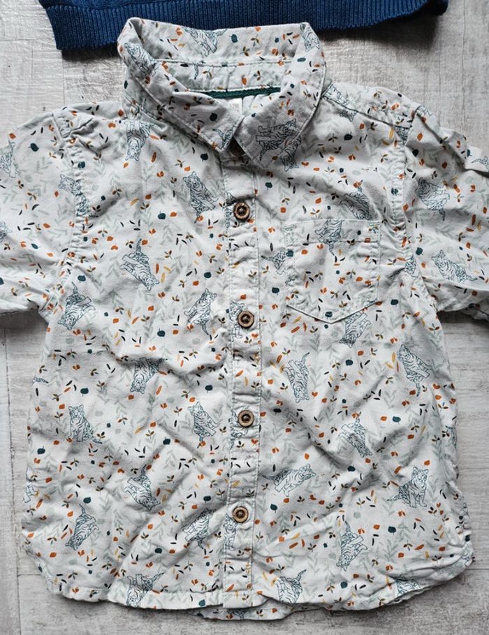 Chemise et pull 12 mois - photo numéro 2