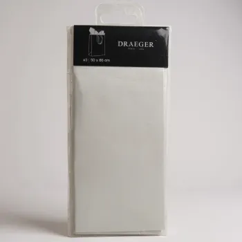 x3 Feuilles Papier de Soie DRAEGER Blanc 50x66 cm Neuf