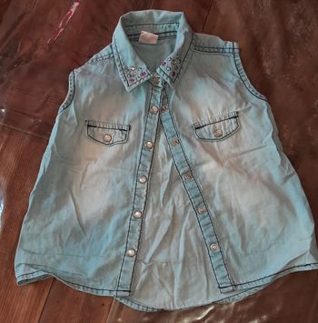 Gilet jean très léger 24 mois