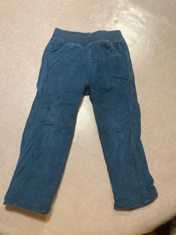 Pantalon réversible Vertbaudet bleu marine / carreaux – 2 ans (86 cm)