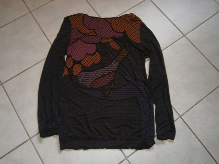 Haut ML marron BANANA MOON Taille L - photo numéro 9