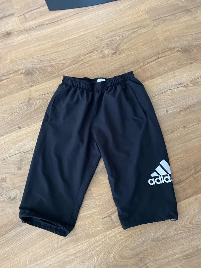 Trackpant Adidas 3/4 noir homme – Taille L – État neuf