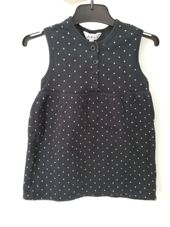 Robe à pois courte 2 ans