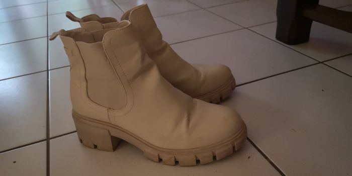 Bottines crème - photo numéro 2