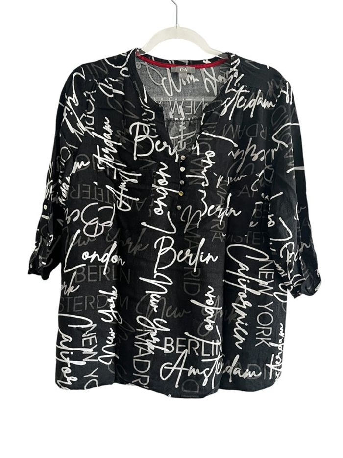 Blouse C&A manches 3/4 femme taille 44
