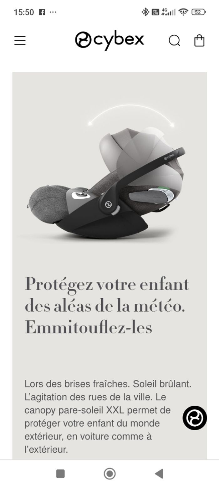 siège auto dès la naissance Cybex - photo numéro 7