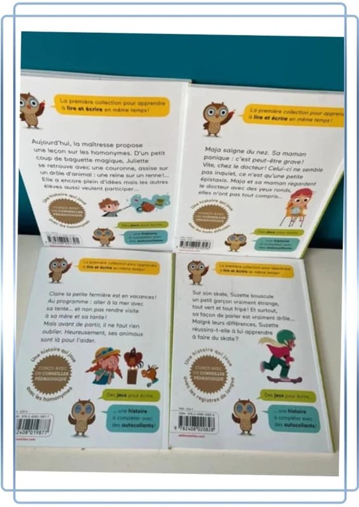 4 livres pour le CP j’écris , je lis édition Milan NEUFS - photo numéro 2