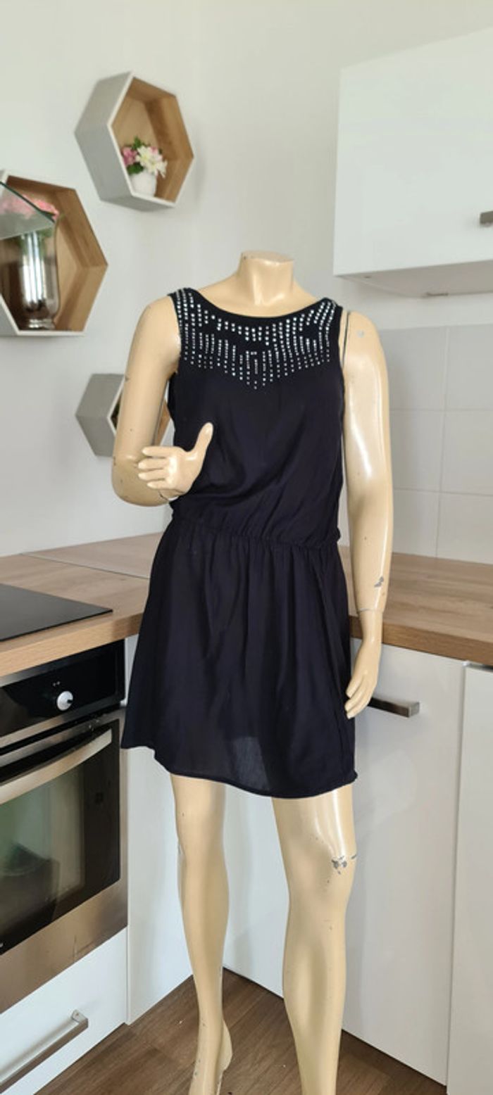 tres jolie tunique noir taille 38 - photo numéro 4