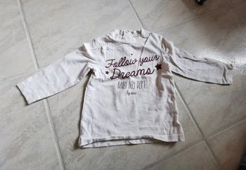 T-shirt Sous-pull à manches longues bébé garçon 18 mois