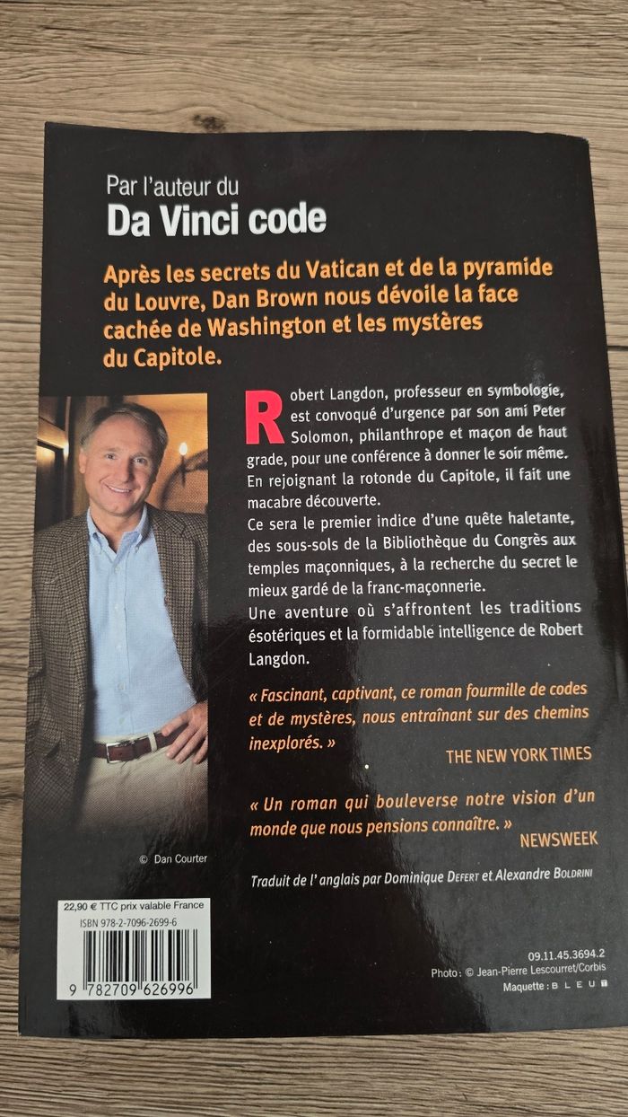 Lot 4 livres dan brown - photo numéro 3