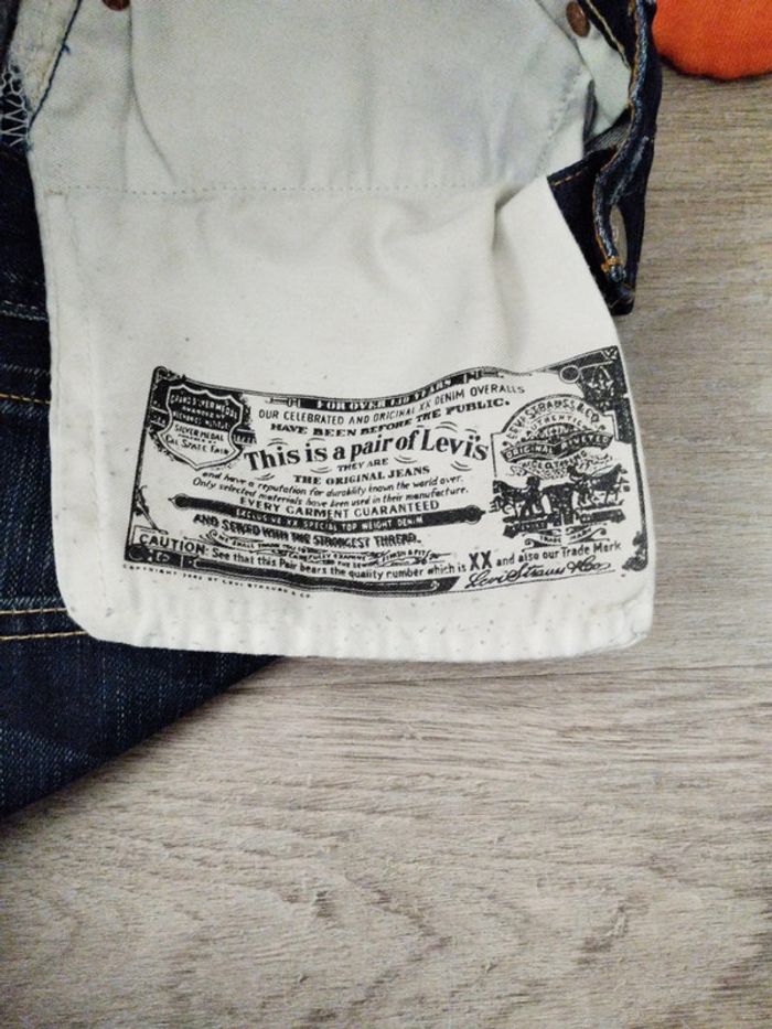 Jean levis 501 customisé taille w33 l36 - photo numéro 7