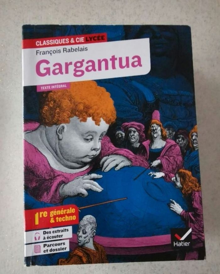 Livre Gargantua de Rabelais
