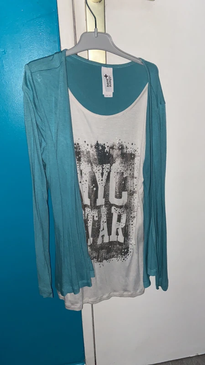 TeeShirt + Gilet intégré