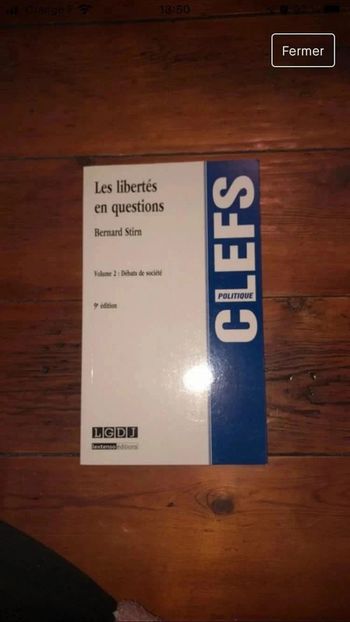 Les libertés en questions vol 2