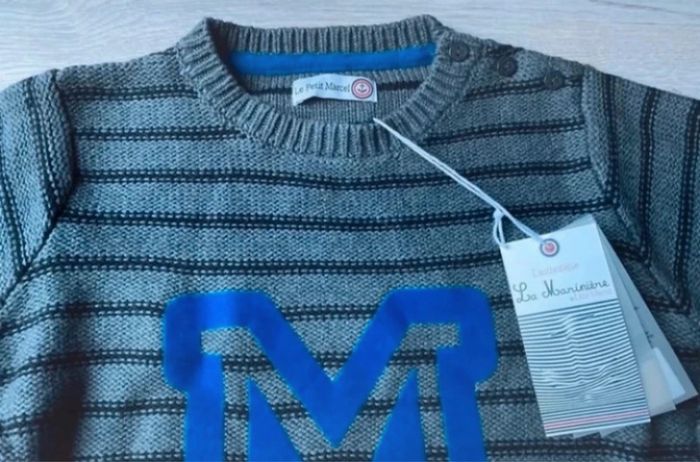 Pull Little Marcel taille 10 ans Neuf - photo numéro 2
