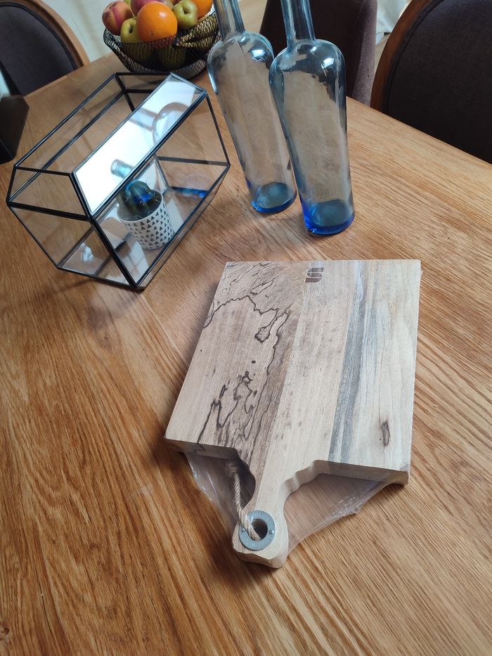 Planche a découper en bois de manguier neuve - photo numéro 3