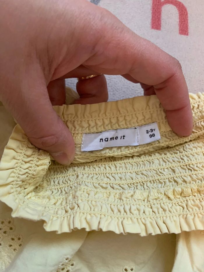 Jupe broderie jaune - photo numéro 2