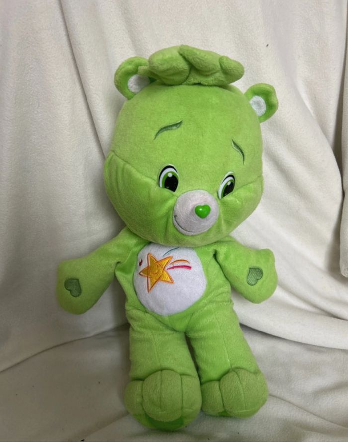 Peluche vintage Bisounours verte – Années 80