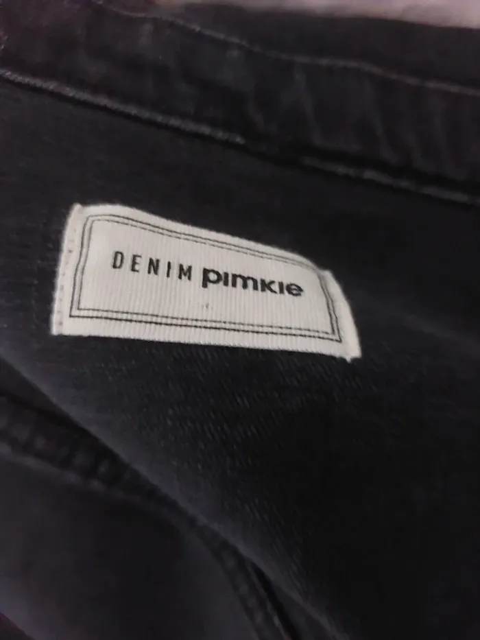 Veste en  jean noire - photo numéro 5
