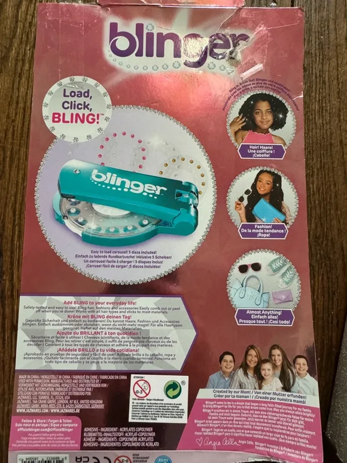 Blinger, strass pour cheveux neuf - photo numéro 2