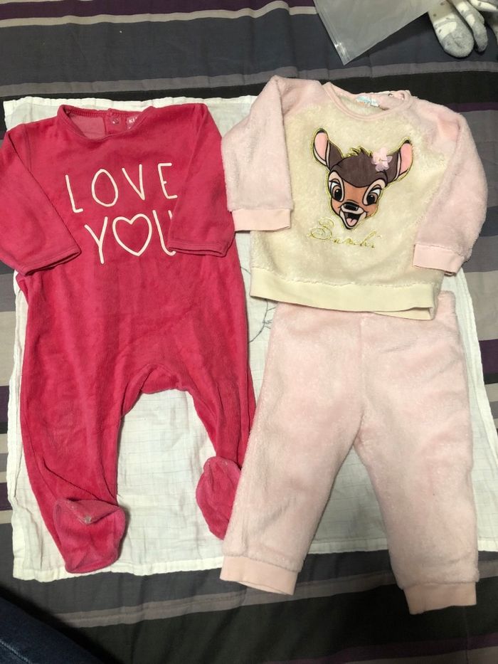 Pyjamas fille 9 mois