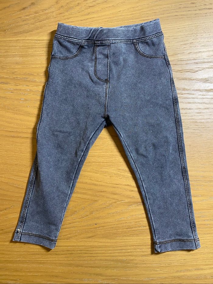 Mango Jegging gris Taille 18/24 mois - photo numéro 2