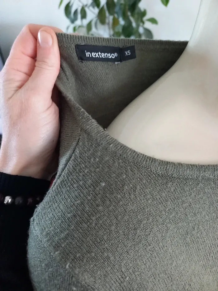 Pull femme kaki XS - photo numéro 5